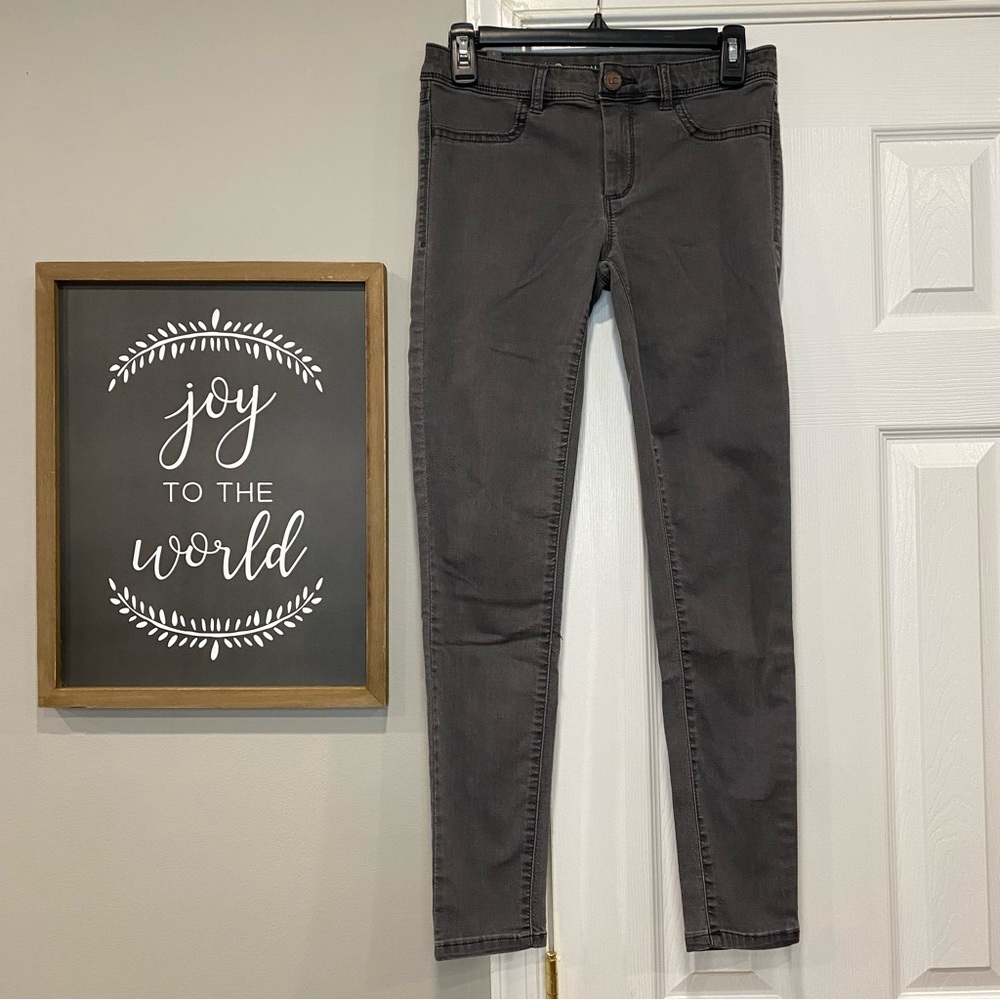 LC Lauren Conrad Skinny Jeggings Gray Womens Size 4 Stretchy
